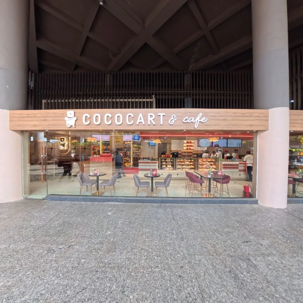 Cococart & Cafe airport outlet by LK Craftwood